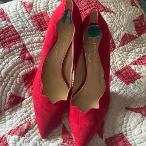 Jessica Simpson red heels